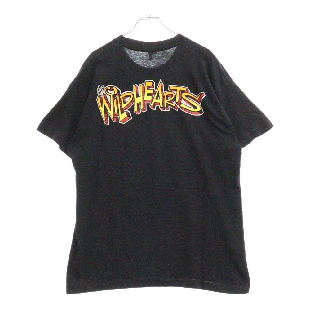 VINTAGE(ヴィンテージ) 90s THE WILD HEARTS SMILE ワイルドハーツ スマイル Tシャツ 半袖カットソー ブラック