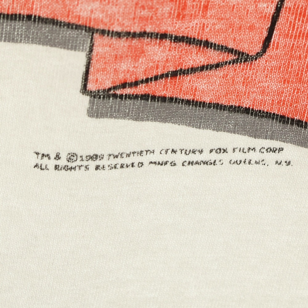 VINTAGE(ヴィンテージ) 90s BART SIMPSON RADICAL DUDE シンプソンズ フロントプリント Tシャツ 半袖カットソー ホワイト