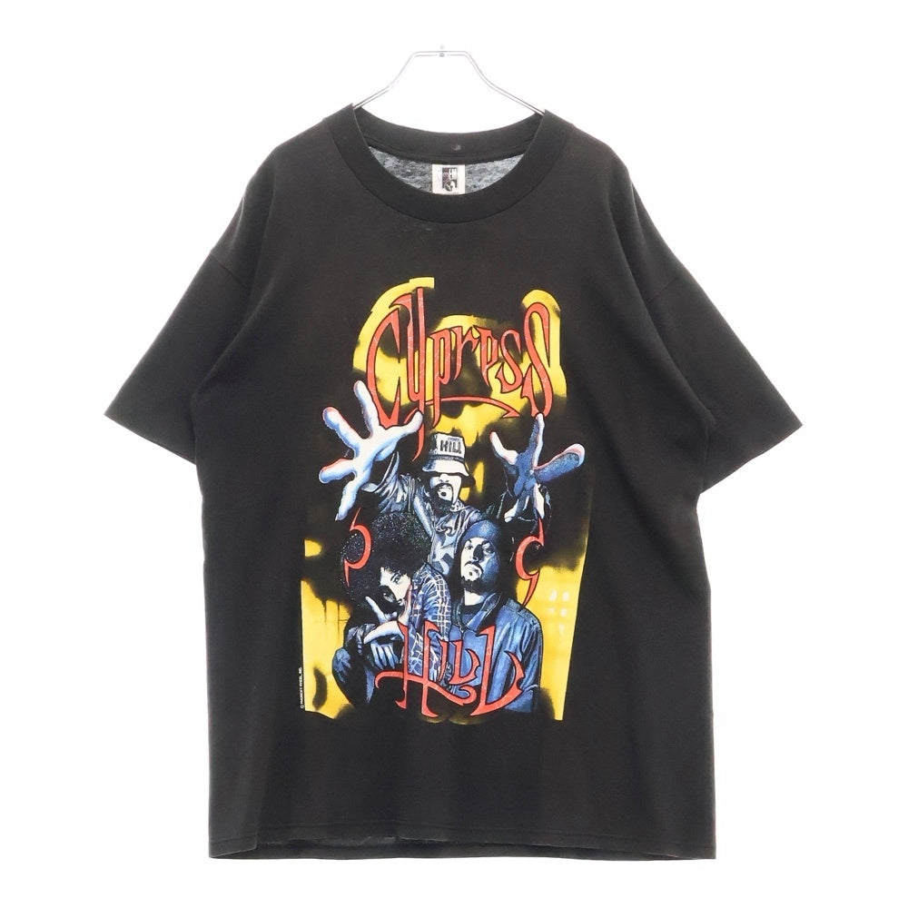 VINTAGE(ヴィンテージ) 90s THE CYPRESS HILL EXPERIENCE サイプレスヒル 両面プリント Tシャツ 半袖カットソー ブラック