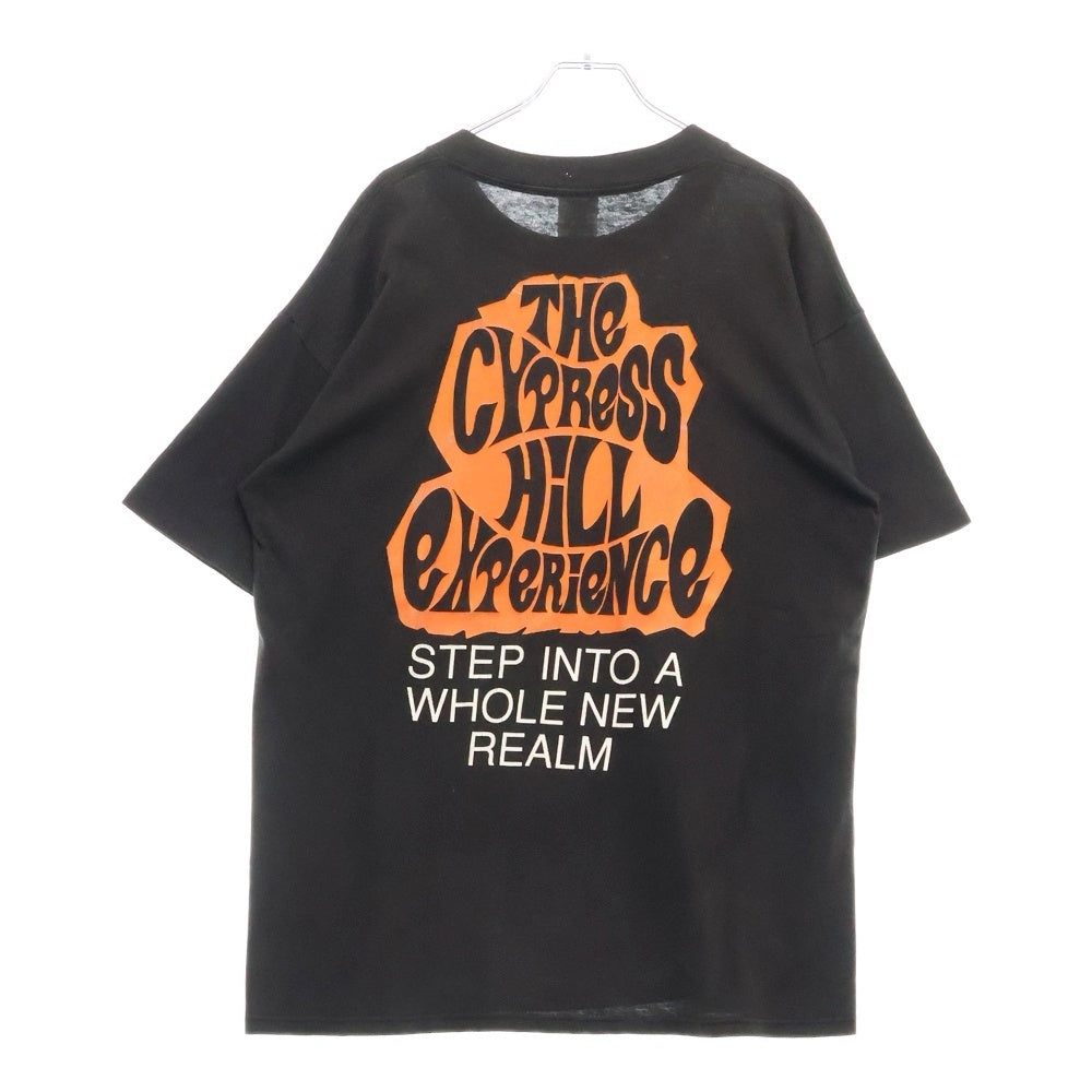 VINTAGE(ヴィンテージ) 90s THE CYPRESS HILL EXPERIENCE サイプレスヒル 両面プリント Tシャツ 半袖カットソー ブラック
