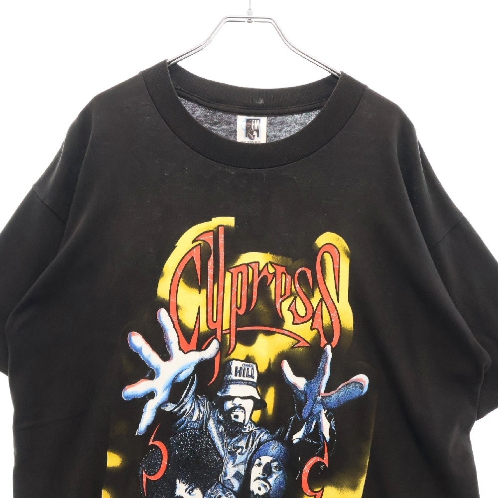 VINTAGE(ヴィンテージ) 90s THE CYPRESS HILL EXPERIENCE サイプレスヒル 両面プリント Tシャツ 半袖カットソー ブラック