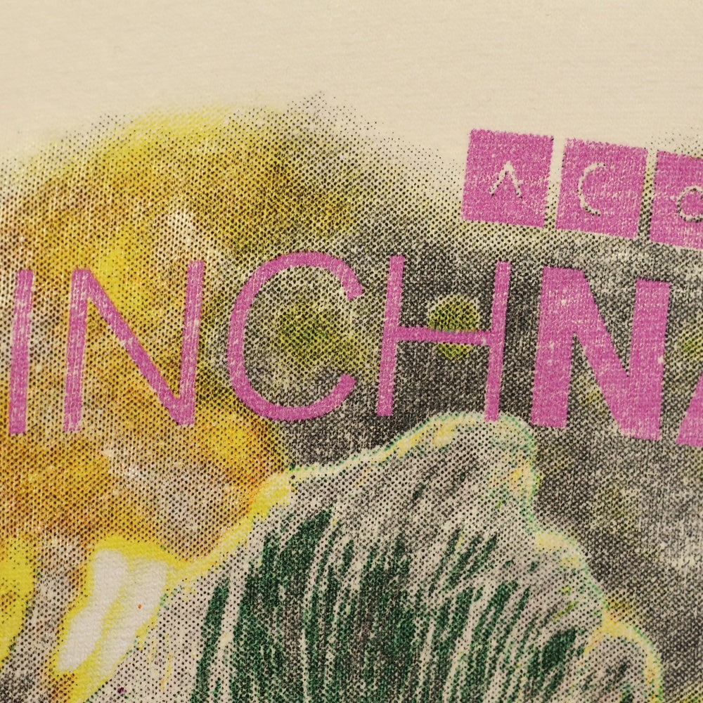 VINTAGE(ヴィンテージ) 90s NINE INCH NAILS and DAVID BOWIE ナインインチネイルズ デヴィッド・ボウイ 両面プリント Tシャツ 半袖カットソー ホワイト