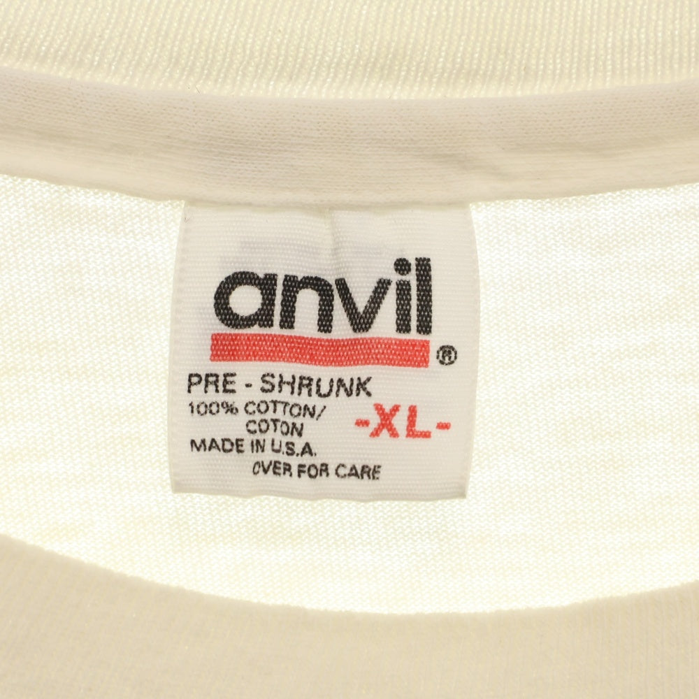 VINTAGE(ヴィンテージ) 90s NINE INCH NAILS and DAVID BOWIE ナインインチネイルズ デヴィッド・ボウイ 両面プリント Tシャツ 半袖カットソー ホワイト