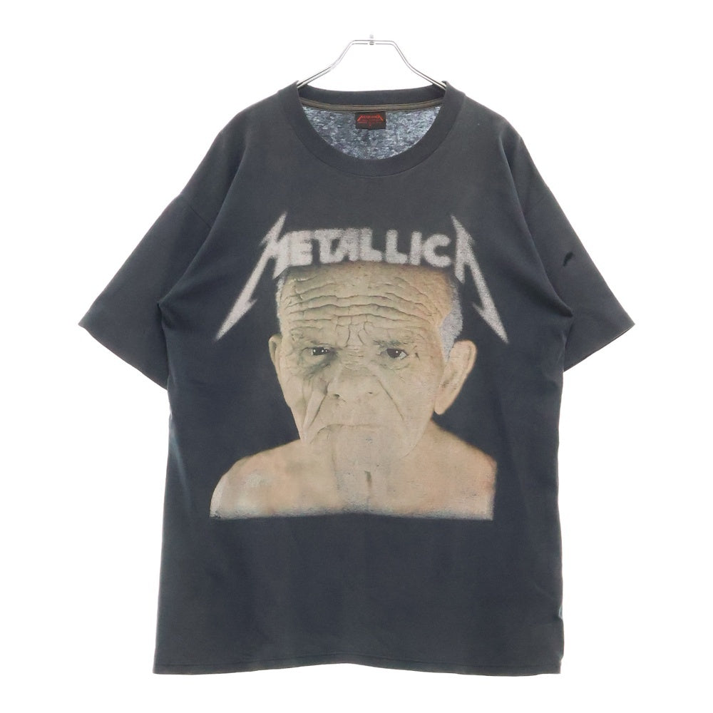 VINTAGE(ヴィンテージ) 90s METALLICA SANDMAN メタリカ サンドマン 両面プリント Tシャツ 半袖カットソー ブラック