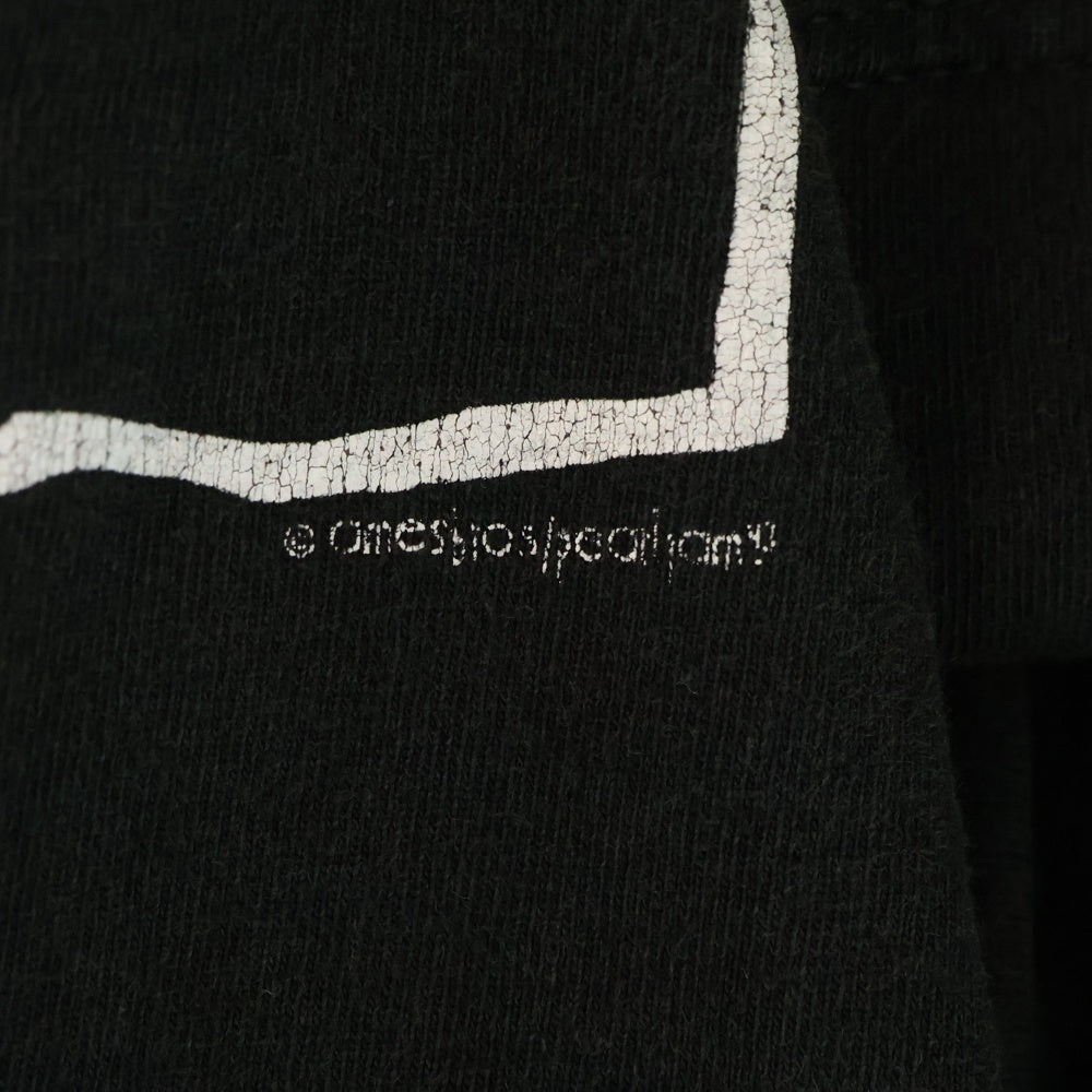 VINTAGE(ヴィンテージ) 90s PEARL JAM BOUNDLESS NICEMAN パールジャム 両面プリント Tシャツ 半袖カットソー ブラック