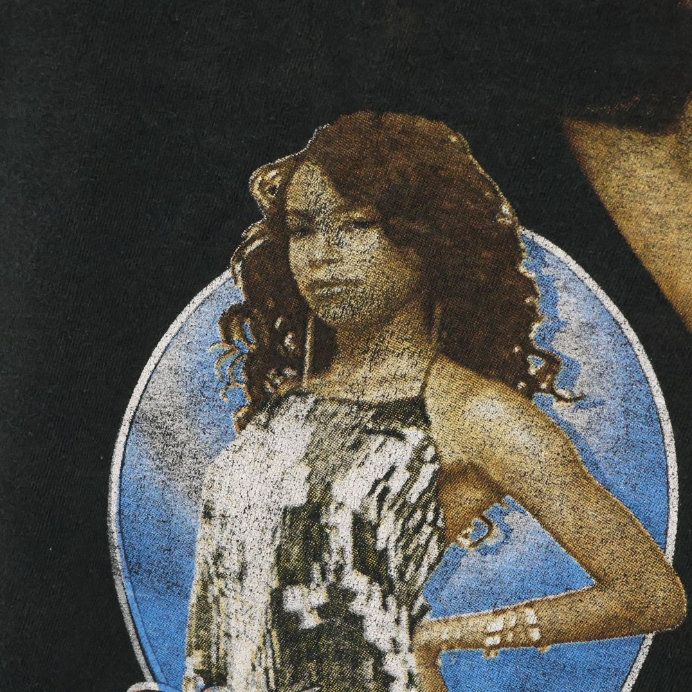 VINTAGE(ヴィンテージ) 00s Aaliyah Dana Haughton TRY AGAIN アリーヤ トライアゲイン Tシャツ 半袖カットソー ブラック