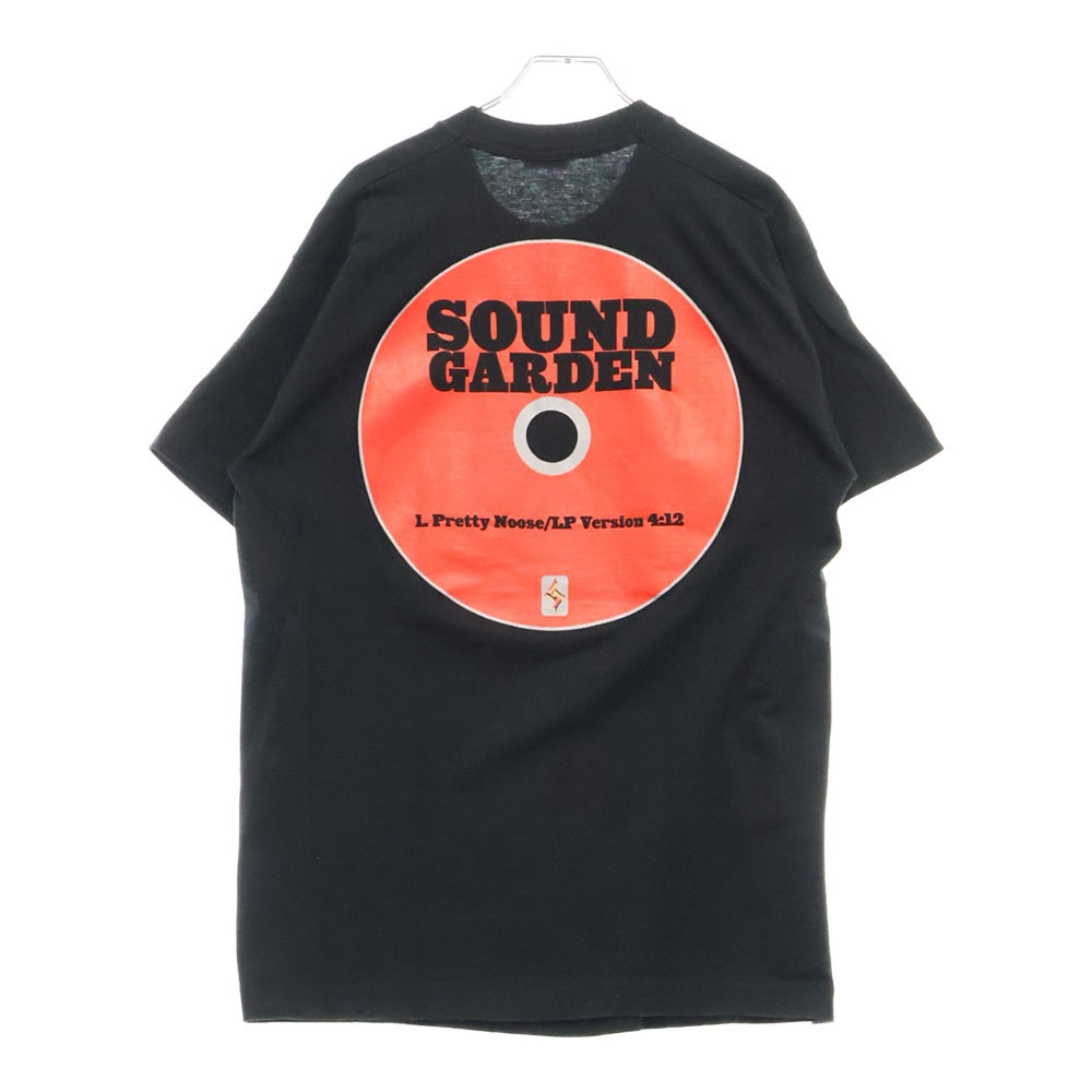 VINTAGE(ヴィンテージ) 90s SOUND GARDEN サウンドガーデン 両面プリント Tシャツ 半袖カットソー ブラック