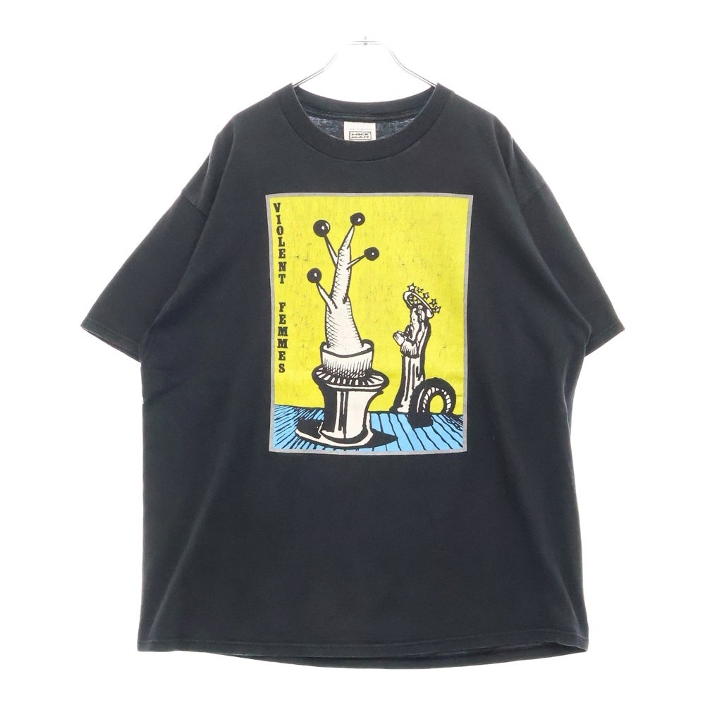 VINTAGE(ヴィンテージ) 90s VIOLENT FEMMES ヴァイオレント・ファムズ Tシャツ 半袖カットソー ブラック