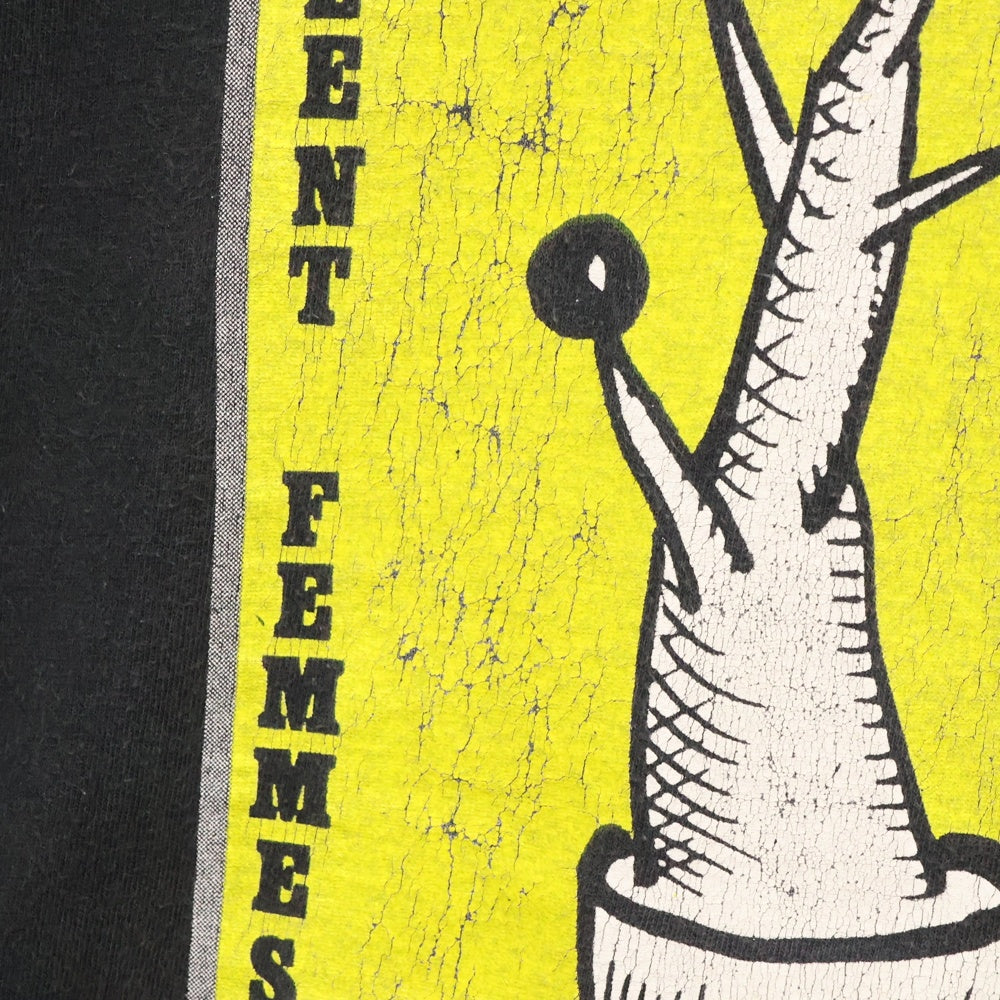VINTAGE(ヴィンテージ) 90s VIOLENT FEMMES ヴァイオレント・ファムズ Tシャツ 半袖カットソー ブラック