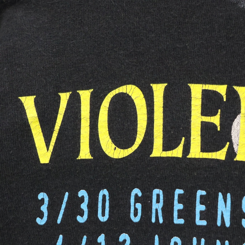 VINTAGE(ヴィンテージ) 90s VIOLENT FEMMES ヴァイオレント・ファムズ Tシャツ 半袖カットソー ブラック