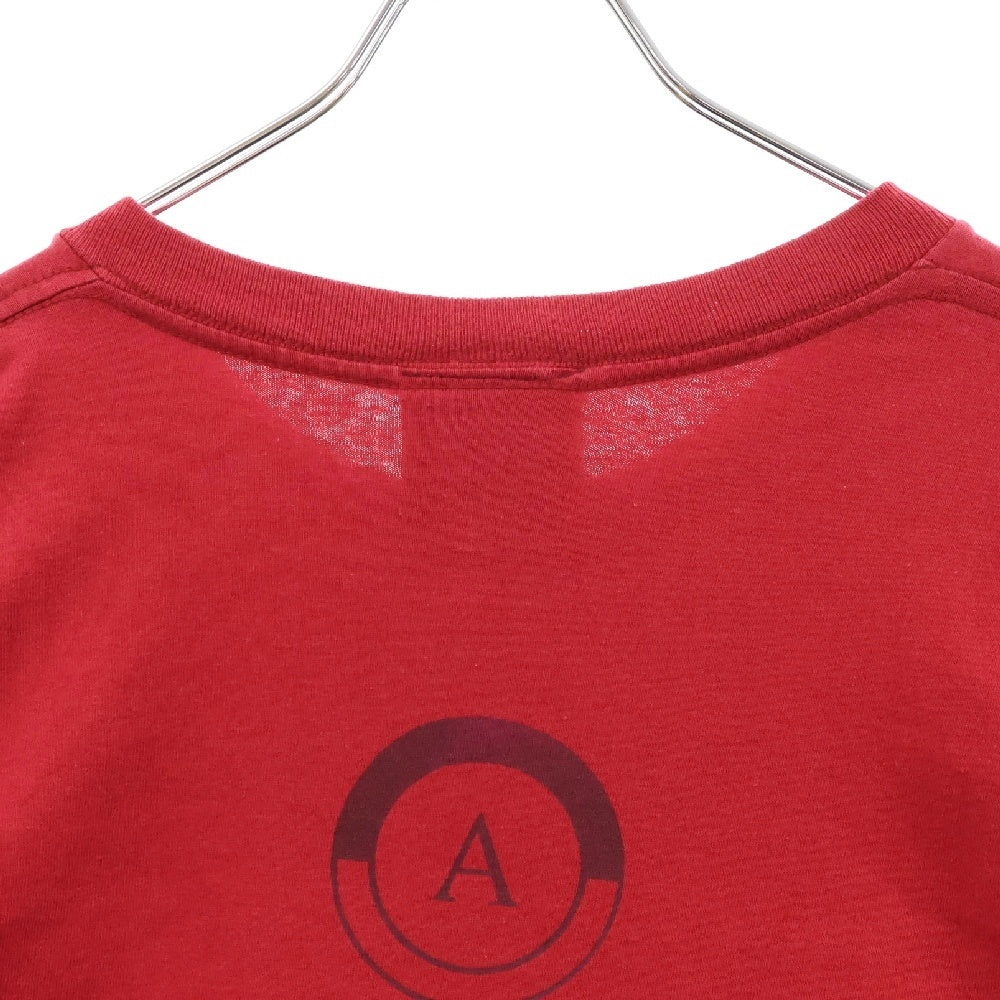 VINTAGE(ヴィンテージ) 90S ANARCHIC ADJUSTMENT PHOTO LADY FACE LS TEE アナーキックアジャスメント 両目プリント長袖Tシャツ 長袖カットソー レッド