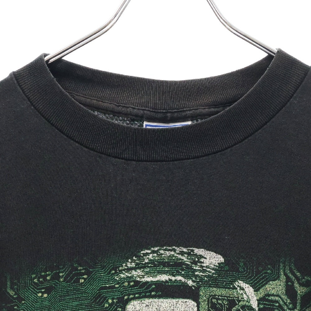 VINTAGE(ヴィンテージ) 90s JOHNNY MNEMONIC JM MOVIE PROMO ジョニー・ニーモニック Tシャツ 半袖カットソー ブラック