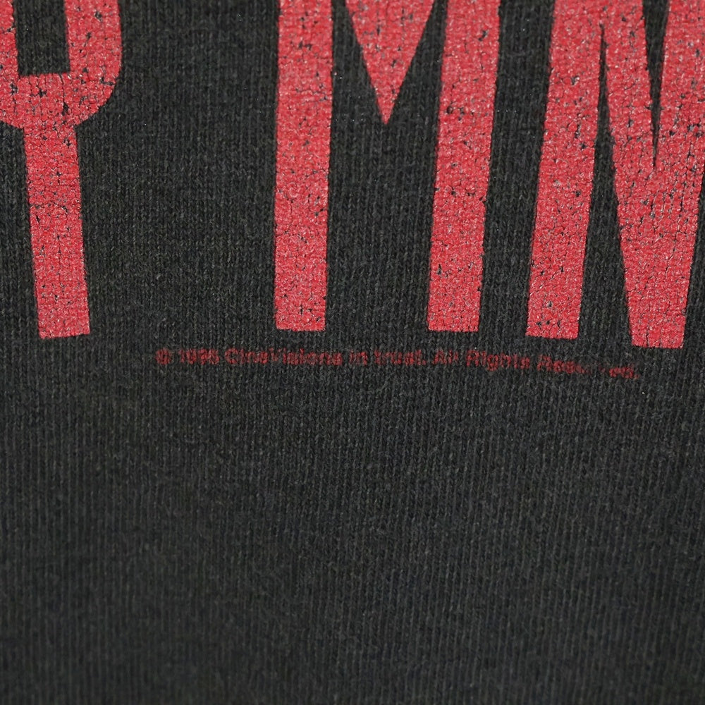 VINTAGE(ヴィンテージ) 90s JOHNNY MNEMONIC JM MOVIE PROMO ジョニー・ニーモニック Tシャツ 半袖カットソー ブラック