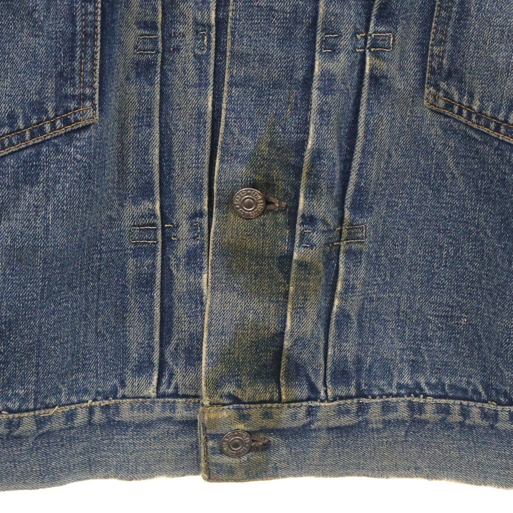 Levi's(リーバイス) 50s VINTAGE 507XX 2nd 革パッチ ボタン裏刻印17 セカンド デニム トラッカー ジャケット