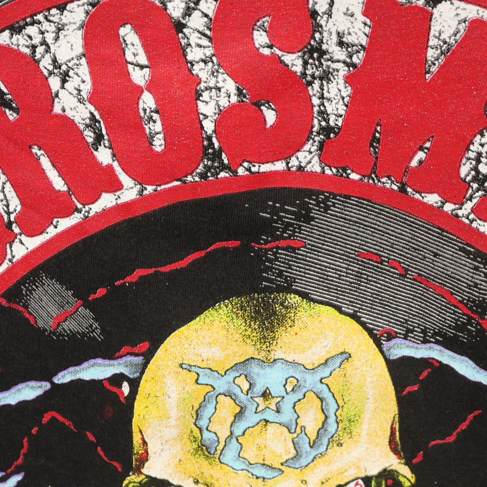 VINTAGE(ヴィンテージ) 90S AEROSMITH PUMP TOUR 1990 エアロスミス 両面プリント 半袖Tシャツ ブラック