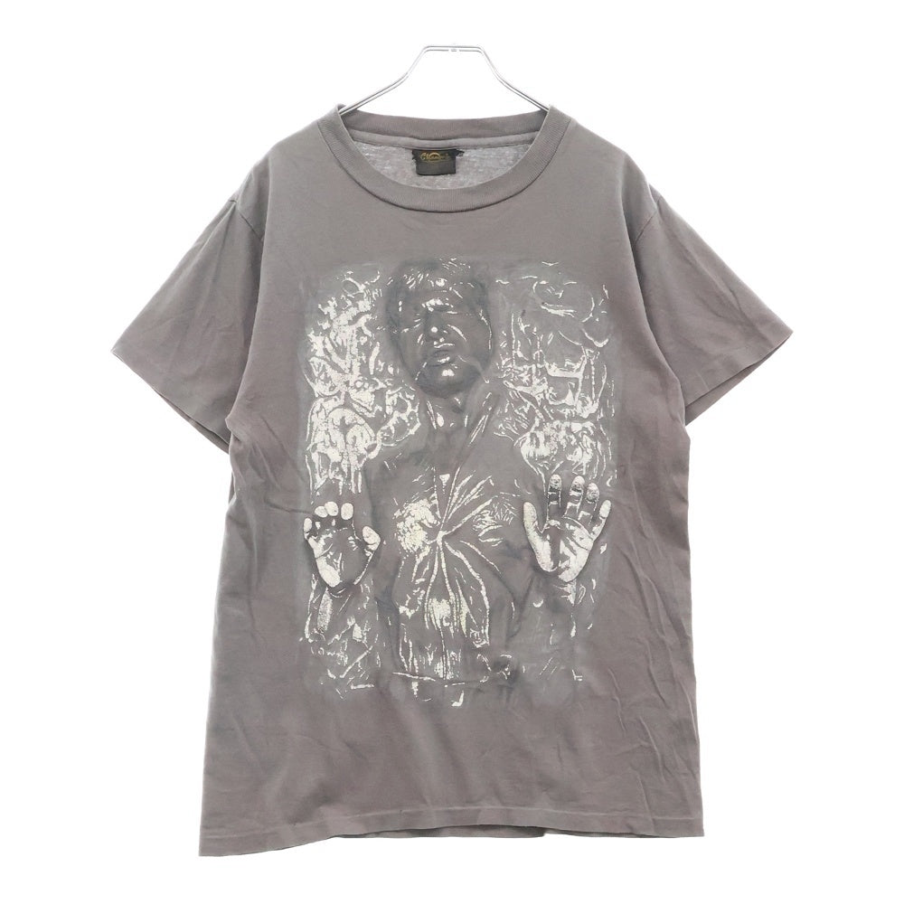 VINTAGE(ヴィンテージ) 90S STARWARS HAN SOLO スターウォーズ カーボナイト凍結 ハンソロ プリント 半袖Tシャツ グレー
