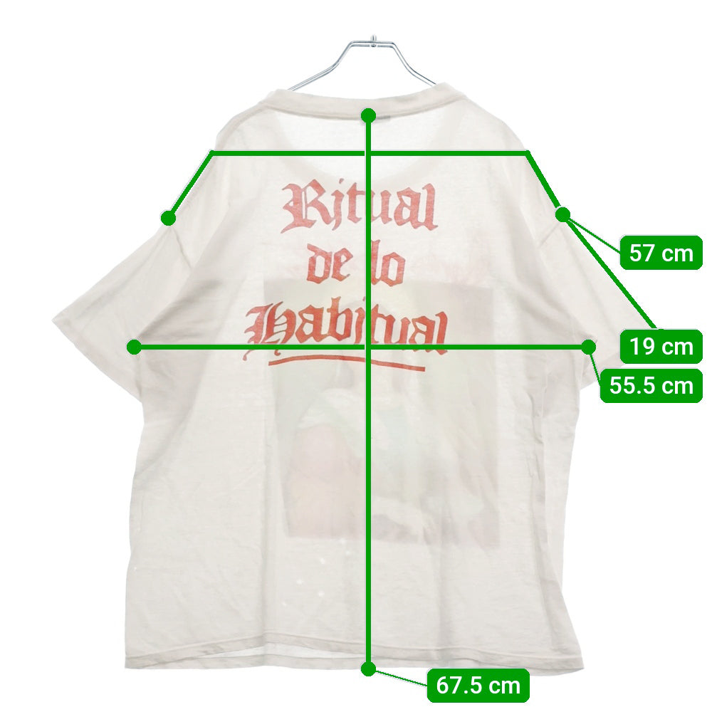 VINTAGE(ヴィンテージ) 90s JANES ADDICTION RITUAL DE LO HABITUAL ジェーンズアディクション 習慣の儀式 両面プリント Tシャツ 半袖カットソー ホワイト