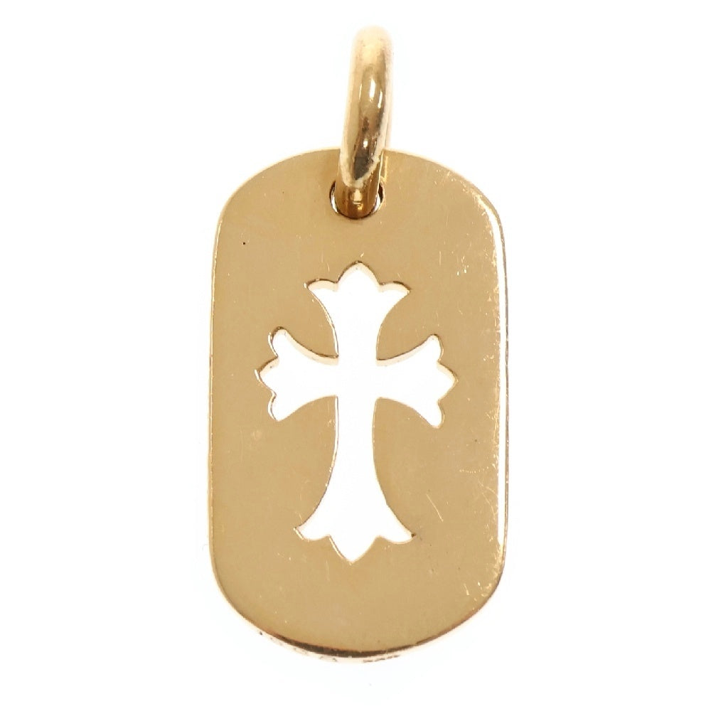 CHROME HEARTS(クロムハーツ) 22K SMALL DOGTAG スモールドッグタグ ペンダントトップ ゴールド