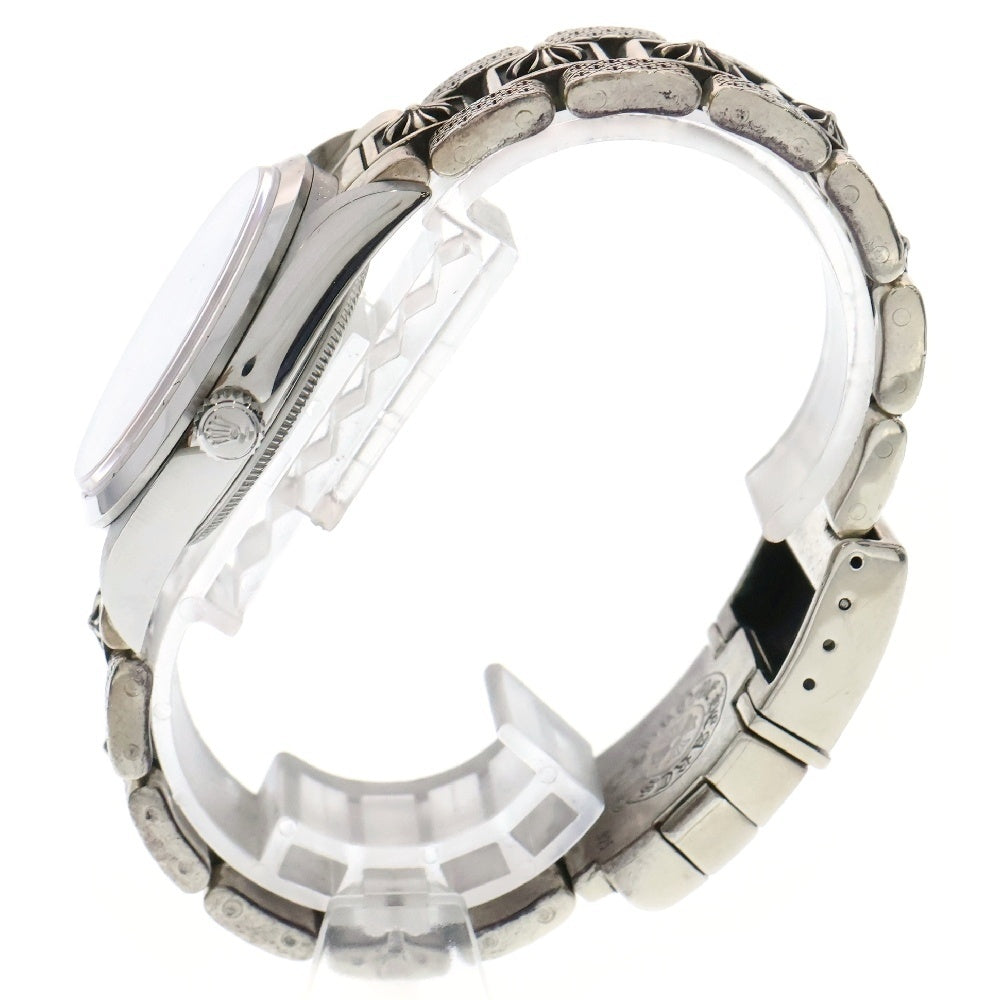 CHROME HEARTS(クロムハーツ) ×ROLEX エアキング オイスターパーペチュアル 14000フラット CHプラス Wロック ウォッチブレス 腕時計
