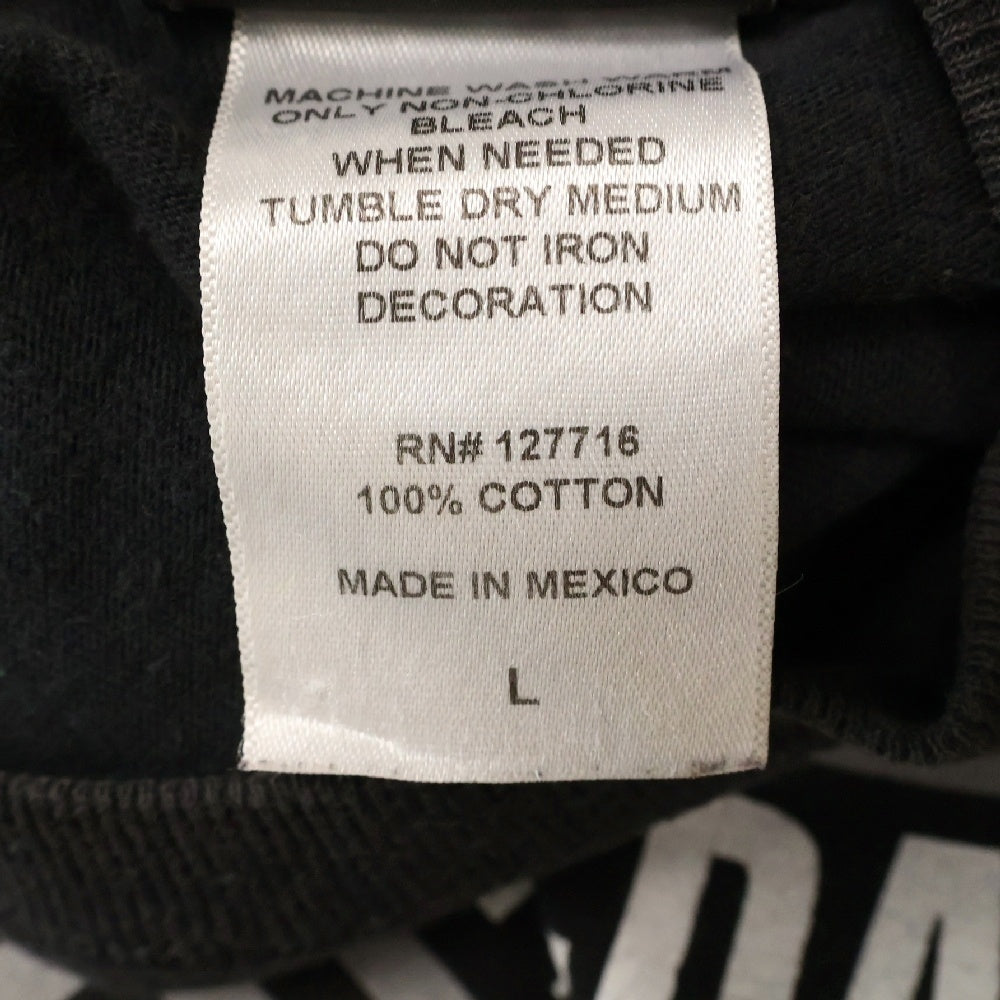 VINTAGE(ヴィンテージ) 90S Harley Davidson BLACK LOGO ハーレーダビッドソン ロゴプリント ロングスリーブ 長袖Tシャツ ブラック