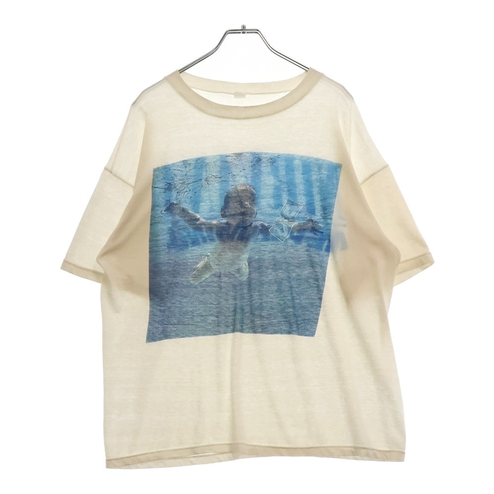 VINTAGE(ヴィンテージ) 90S NIRVANA NEVERMIND BOOTLEG ニルヴァーナ ネバーマインド ブートレグ プリント 半袖Tシャツ ホワイト