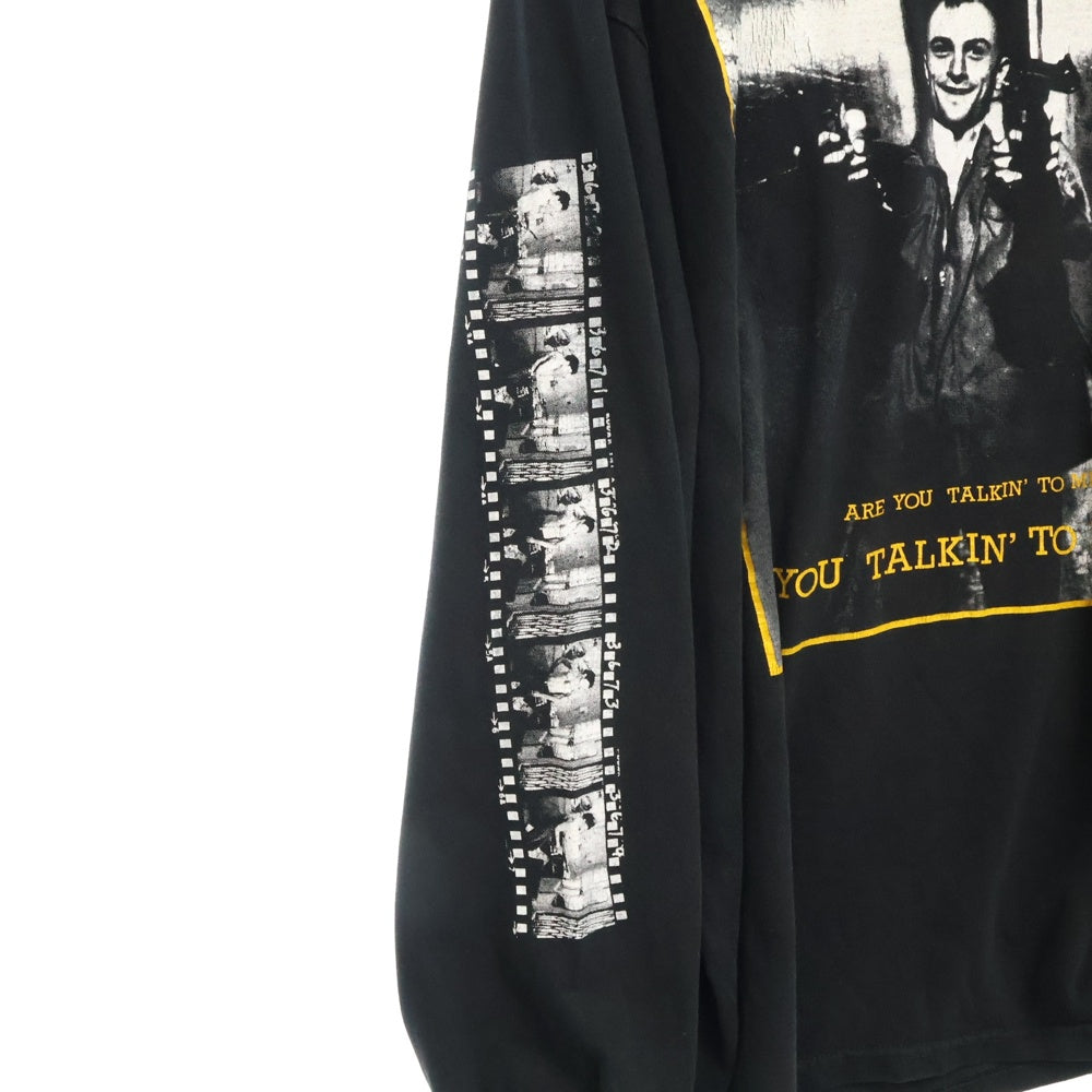 VINTAGE(ヴィンテージ) 90S TAXI DRIVER タクシードライバー ロングスリーブ 長袖Tシャツ ブラック