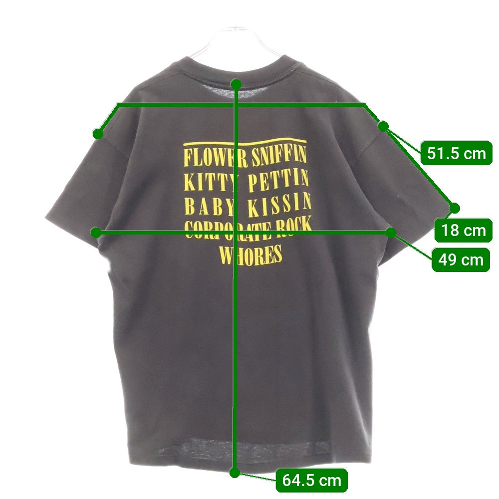 VINTAGE(ヴィンテージ) 90s NIRVANA SMILE ニルヴァーナ スマイル Tシャツ 半袖カットソー ブラック