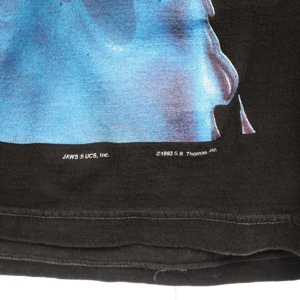 VINTAGE(ヴィンテージ) 90s JAWS UNIVERSAL MOVIE PROMO ジョーズ Tシャツ 半袖カットソー ブラック