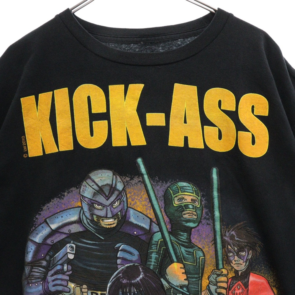 VINTAGE(ヴィンテージ) 00S KICK-ASS キックアス プリント 半袖Tシャツ ブラック