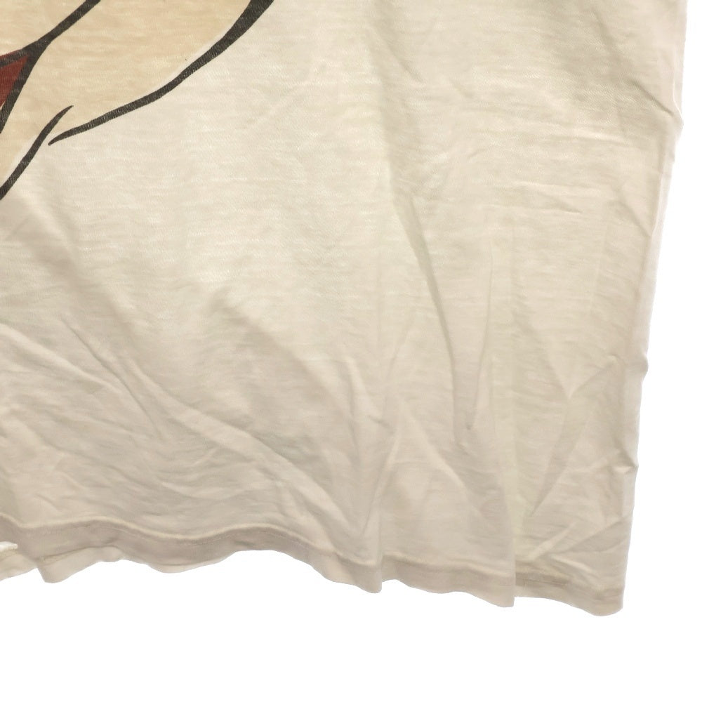 VINTAGE(ヴィンテージ) 90s DISNEY MICKEY MOUSE 2nd TEE ディズニー ミッキーマウス ビックフェイス Tシャツ 半袖カットソー ホワイト