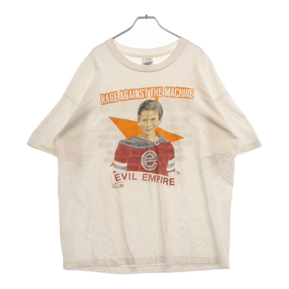 VINTAGE(ヴィンテージ) 90s RAGE AGAINST THE MACHINE EVIL EMPIRE レイジアゲインストザマシーン イービルエンパイア Tシャツ 半袖カットソー ホワイト