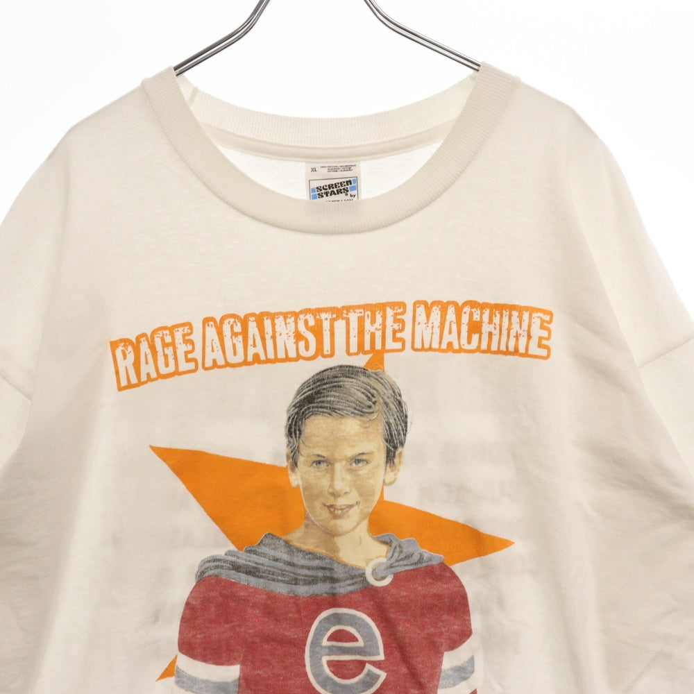 VINTAGE(ヴィンテージ) 90s RAGE AGAINST THE MACHINE EVIL EMPIRE レイジアゲインストザマシーン イービルエンパイア Tシャツ 半袖カットソー ホワイト
