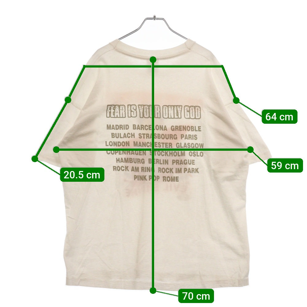 VINTAGE(ヴィンテージ) 90s RAGE AGAINST THE MACHINE EVIL EMPIRE レイジアゲインストザマシーン イービルエンパイア Tシャツ 半袖カットソー ホワイト