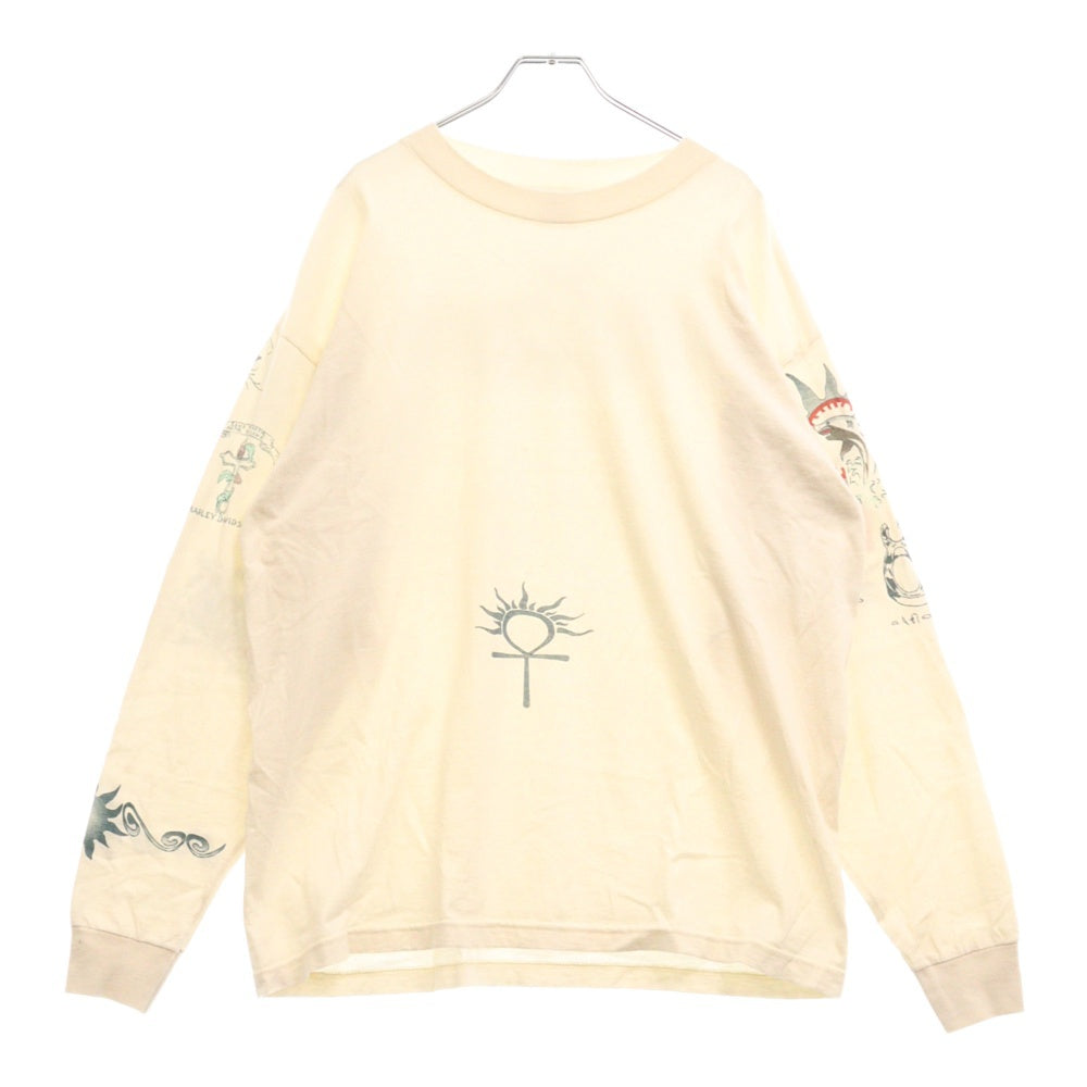 VINTAGE(ヴィンテージ) 90s DENNIS RODMAN TATTOO L/S デニス ロッドマン タトゥー ロンT 長袖cカットソー ホワイト