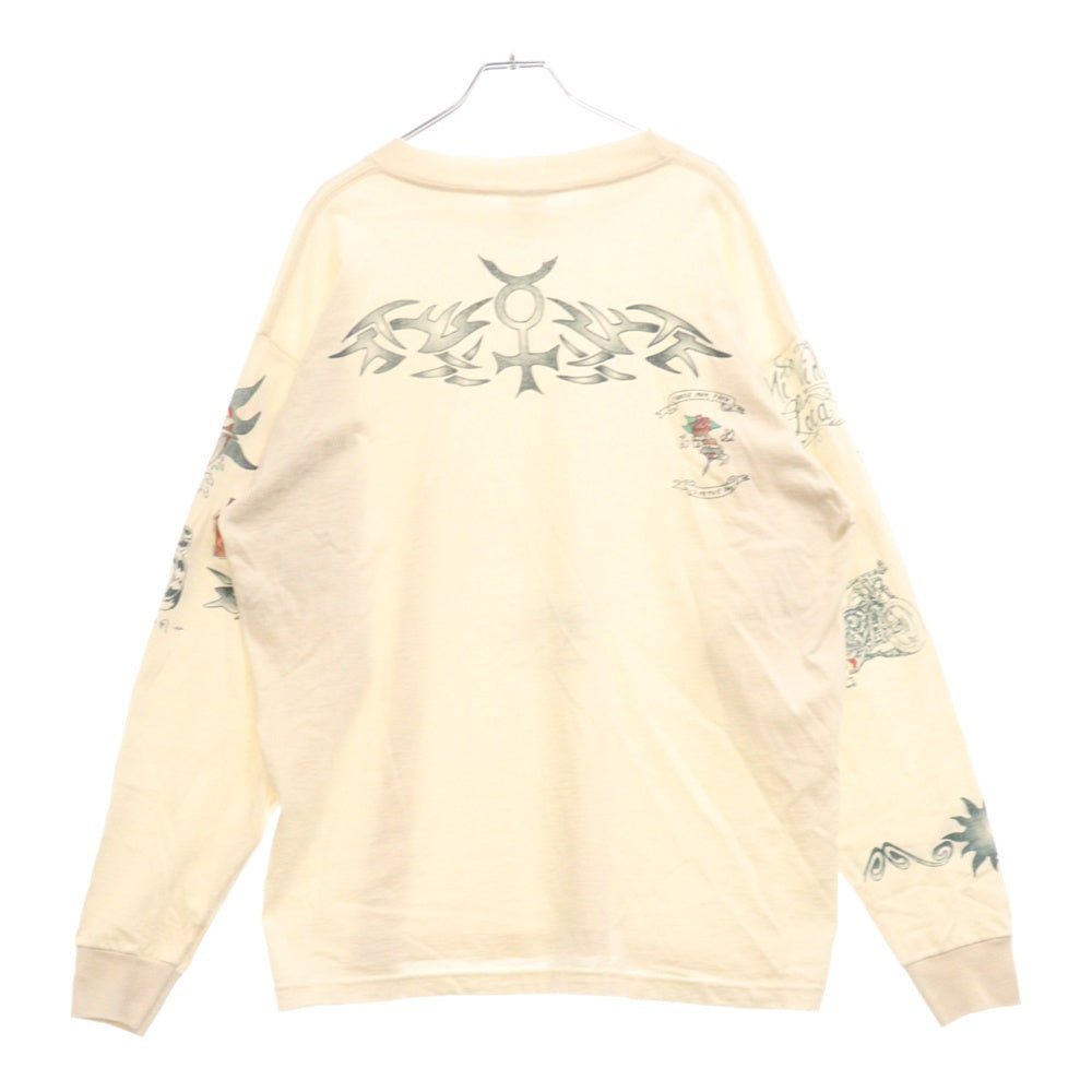 VINTAGE(ヴィンテージ) 90s DENNIS RODMAN TATTOO L/S デニス ロッドマン タトゥー ロンT 長袖cカットソー ホワイト