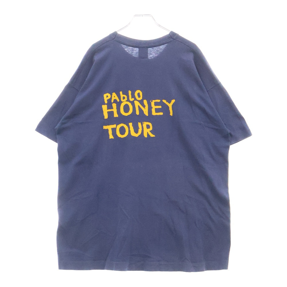 VINTAGE(ヴィンテージ) 90S Radiohead PABLO HONEY TOUR レディオヘッド パブロハニー 両面プリント 半袖Tシャツ ネイビー