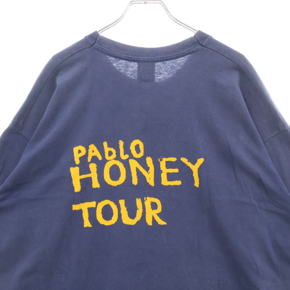 VINTAGE(ヴィンテージ) 90S Radiohead PABLO HONEY TOUR レディオヘッド パブロハニー 両面プリント 半袖Tシャツ ネイビー