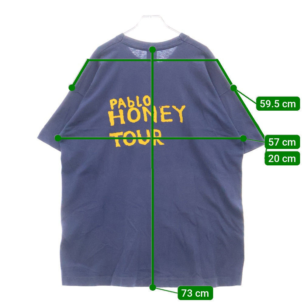 VINTAGE(ヴィンテージ) 90S Radiohead PABLO HONEY TOUR レディオヘッド パブロハニー 両面プリント 半袖Tシャツ ネイビー