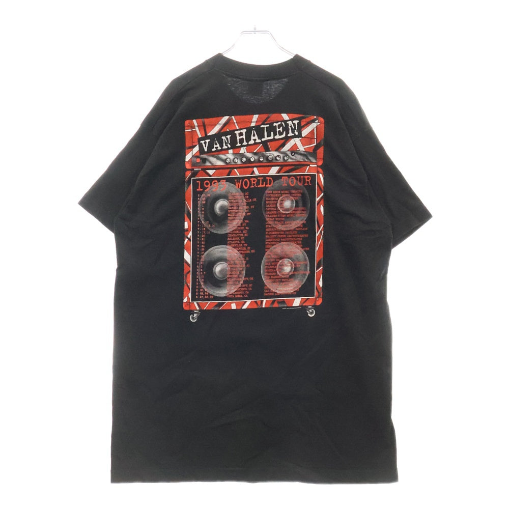 VINTAGE(ヴィンテージ) 90s VAN HALEN WORLD TOUR ヴァンヘーレン ツアー Tシャツ 半袖カットソー ブラック