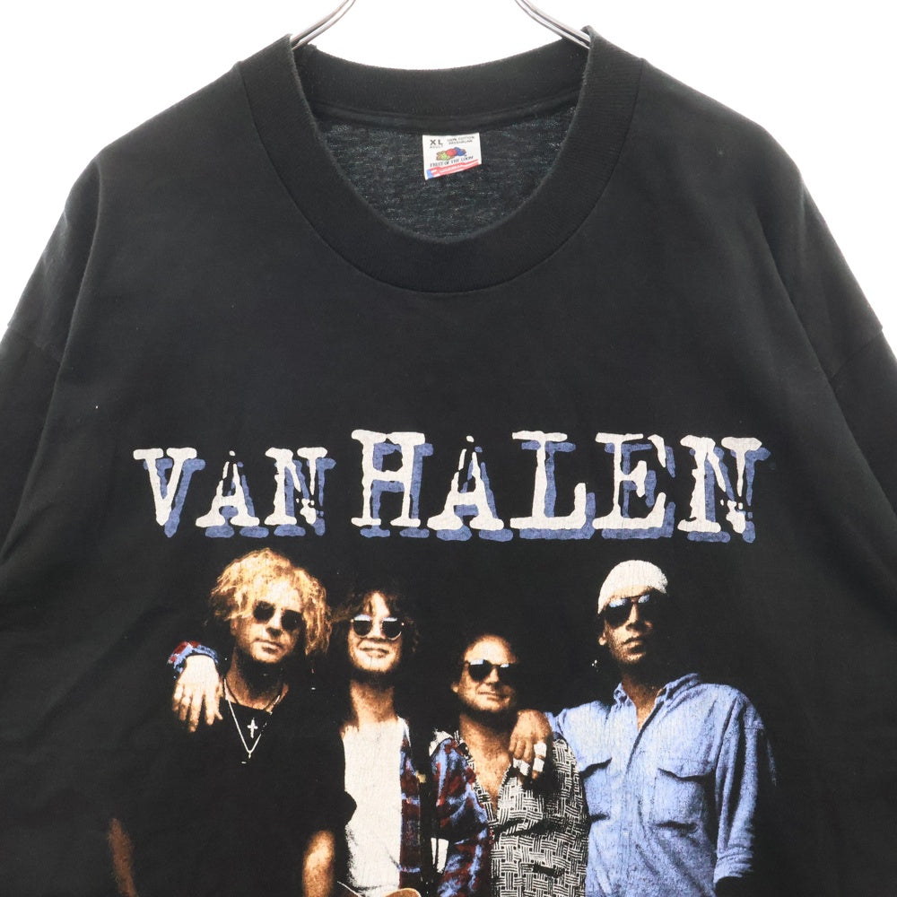 VINTAGE(ヴィンテージ) 90s VAN HALEN WORLD TOUR ヴァンヘーレン ツアー Tシャツ 半袖カットソー ブラック