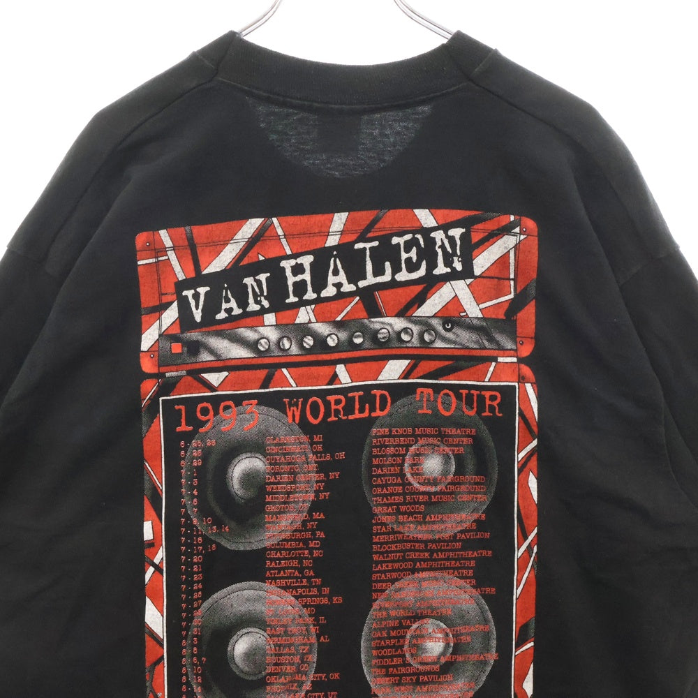 VINTAGE(ヴィンテージ) 90s VAN HALEN WORLD TOUR ヴァンヘーレン ツアー Tシャツ 半袖カットソー ブラック