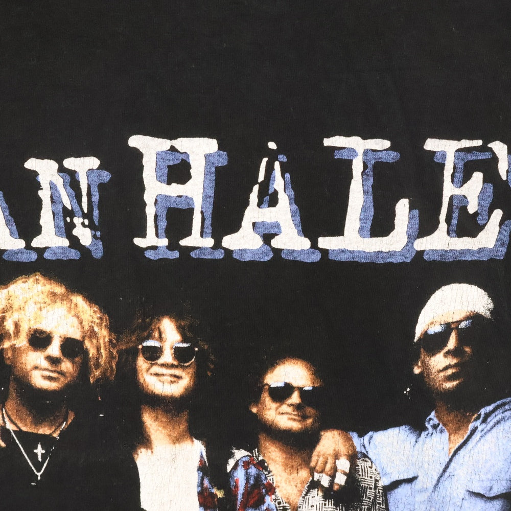 VINTAGE(ヴィンテージ) 90s VAN HALEN WORLD TOUR ヴァンヘーレン ツアー Tシャツ 半袖カットソー ブラック