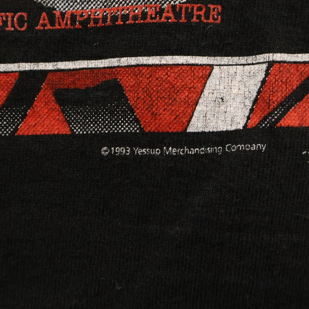 VINTAGE(ヴィンテージ) 90s VAN HALEN WORLD TOUR ヴァンヘーレン ツアー Tシャツ 半袖カットソー ブラック