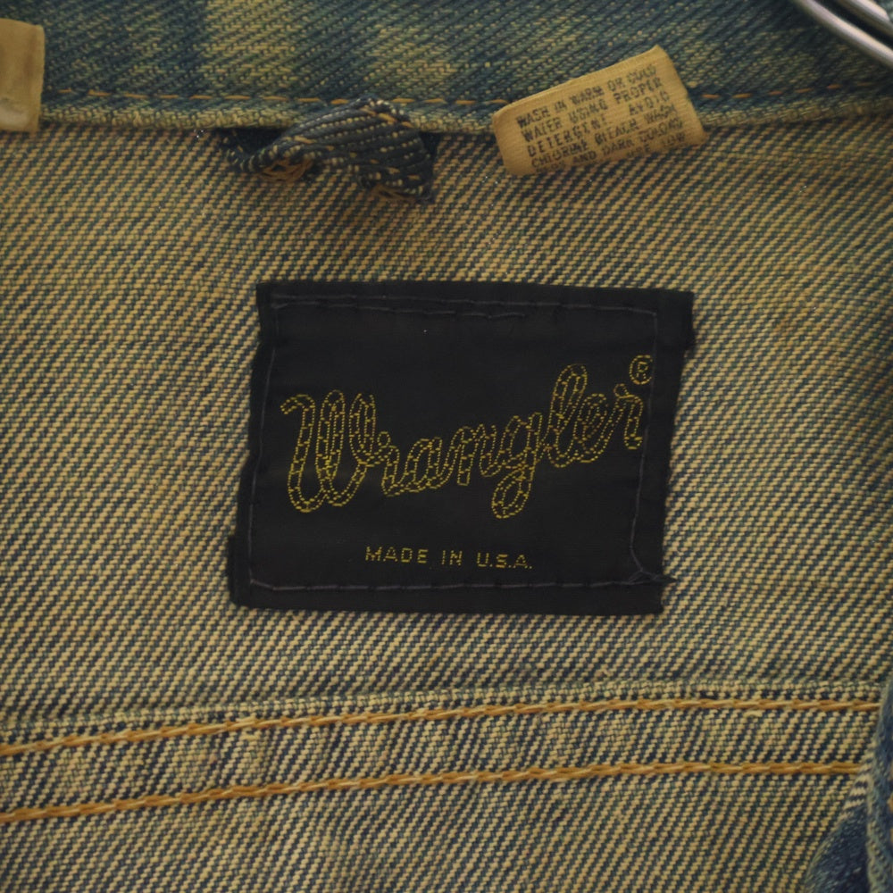 Wrangler(ラングラー) 70s VINTAGE 24MJZ デニム ジャケット インディゴ