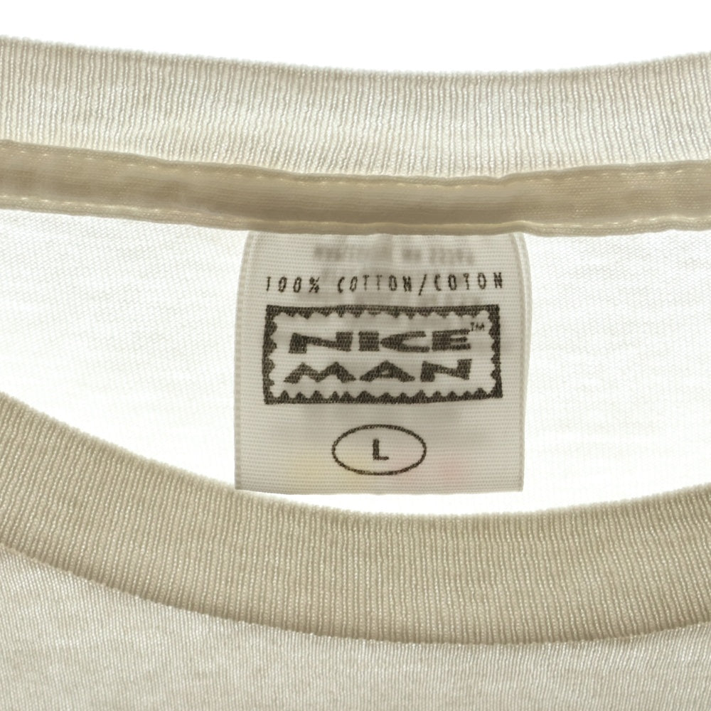 VINTAGE(ヴィンテージ) 90S The Cable Guy Jim Carey Get Wired 1996 Film Promo ジムキャリー 両面プリント 半袖Tシャツ ホワイト