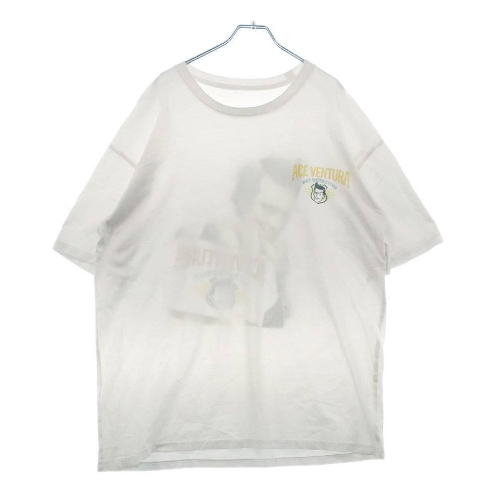 VINTAGE(ヴィンテージ) ACE VENTURE Jim Carrey エースベンチュラ ジムキャリー プリント 半袖Tシャツ ホワイト