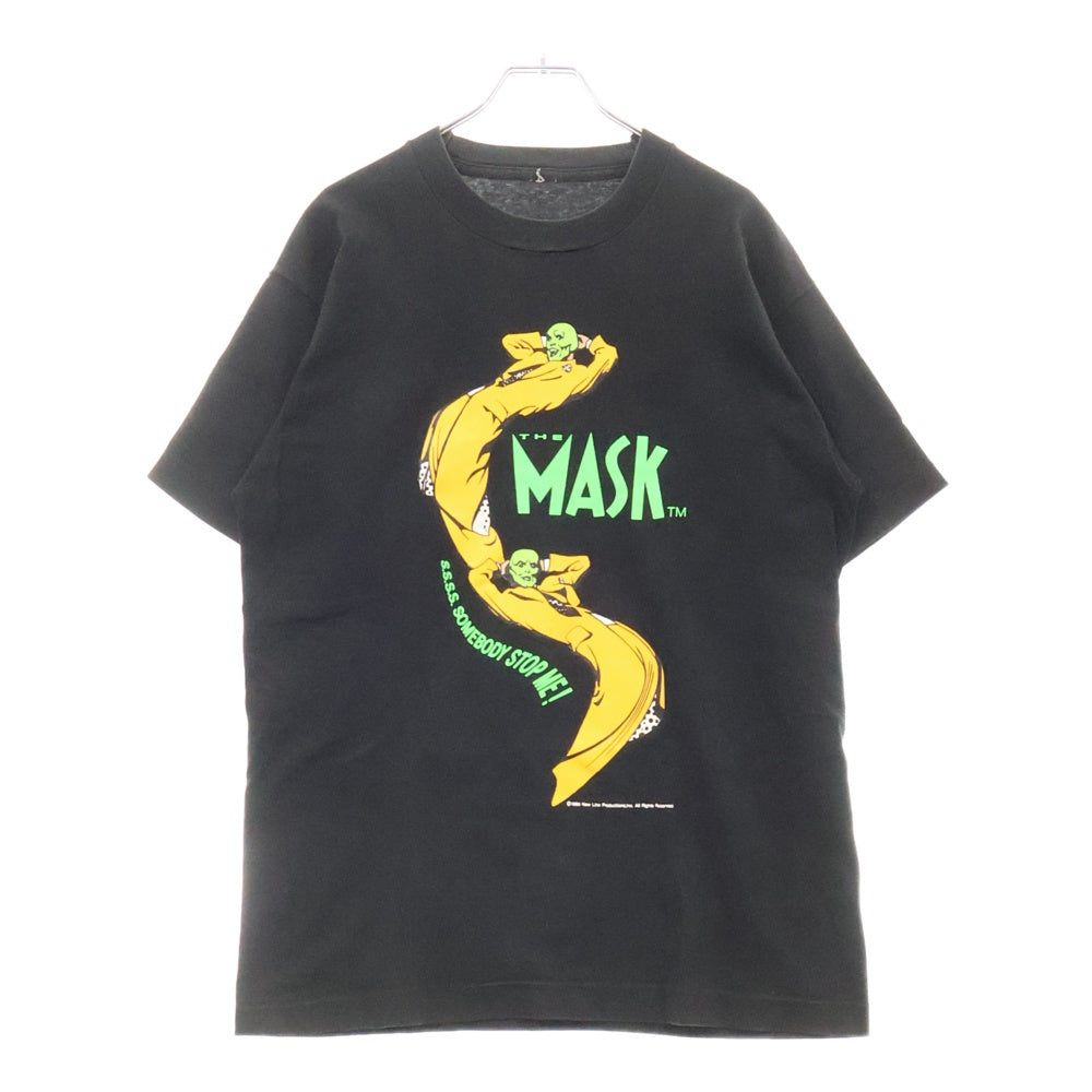 VINTAGE(ヴィンテージ) 90S THE MASK STING ザ マスク プリント 半袖Tシャツ ブラック