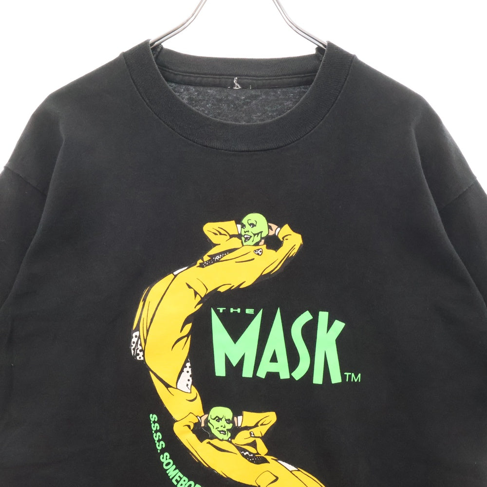VINTAGE(ヴィンテージ) 90S THE MASK STING ザ マスク プリント 半袖Tシャツ ブラック