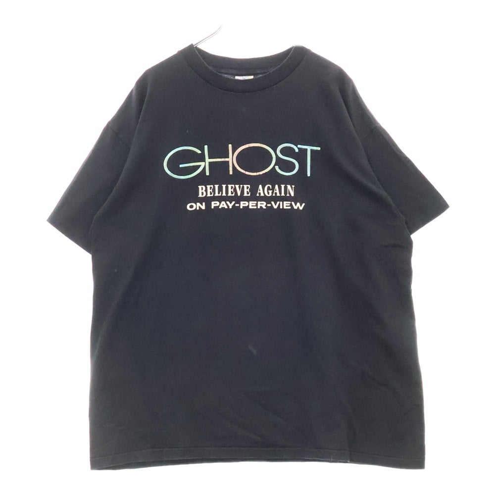 VINTAGE(ヴィンテージ) 90S GHOST ゴースト/ニューヨークの幻 両面プリント 半袖Tシャツ ブラック