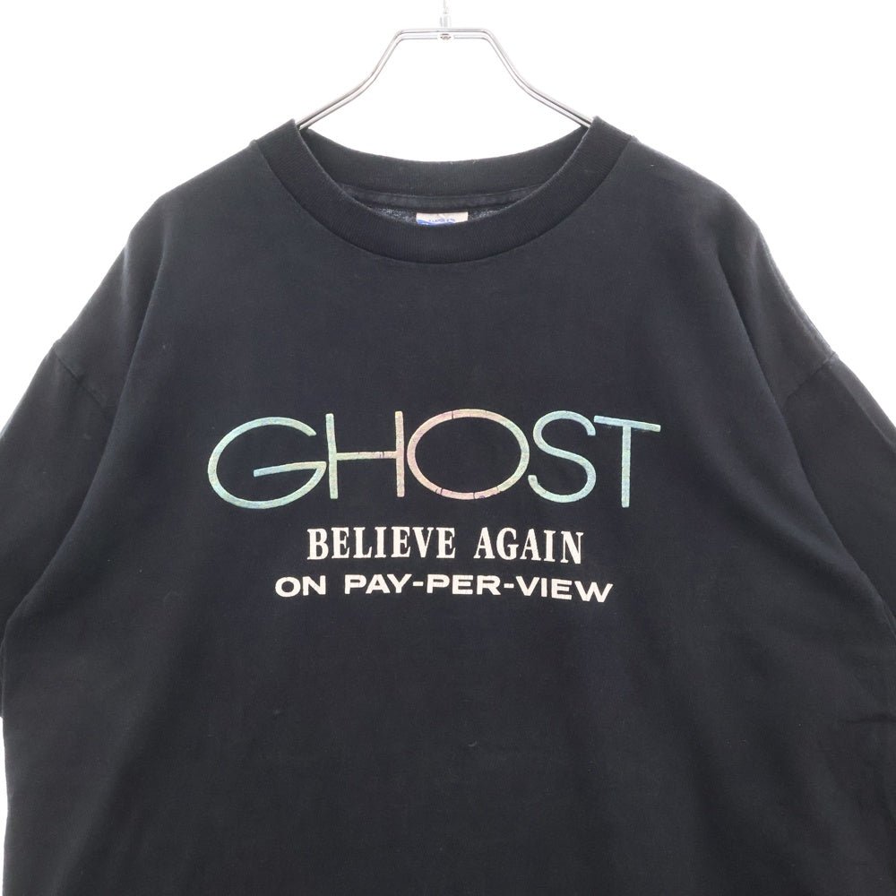 VINTAGE(ヴィンテージ) 90S GHOST ゴースト/ニューヨークの幻 両面プリント 半袖Tシャツ ブラック